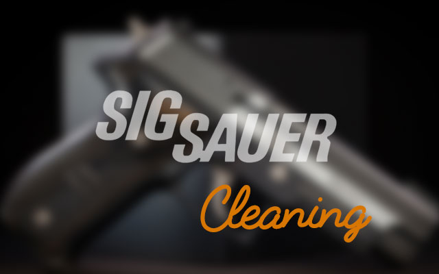 Sig Sauer P365 cleaning