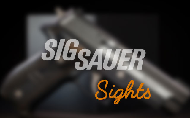 Sig Sauer P232 sights